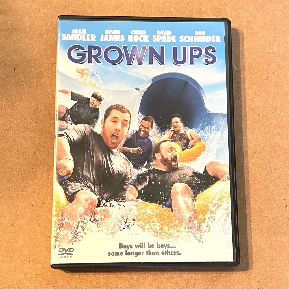 DVD Movie - GROWN UPS - Adam Sandler - Chris Rock - David Spade -‎ Comedy
